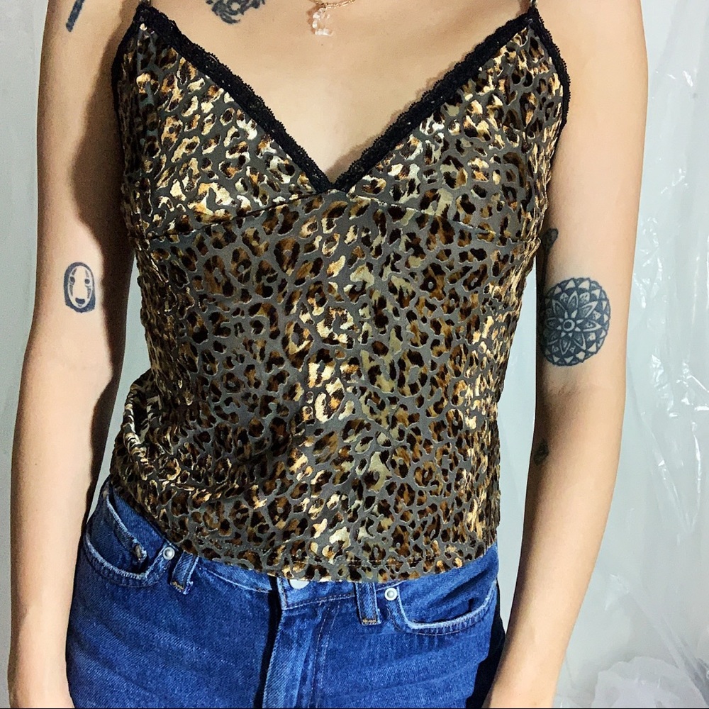 VELVET CHEETAH PRINT CAMI